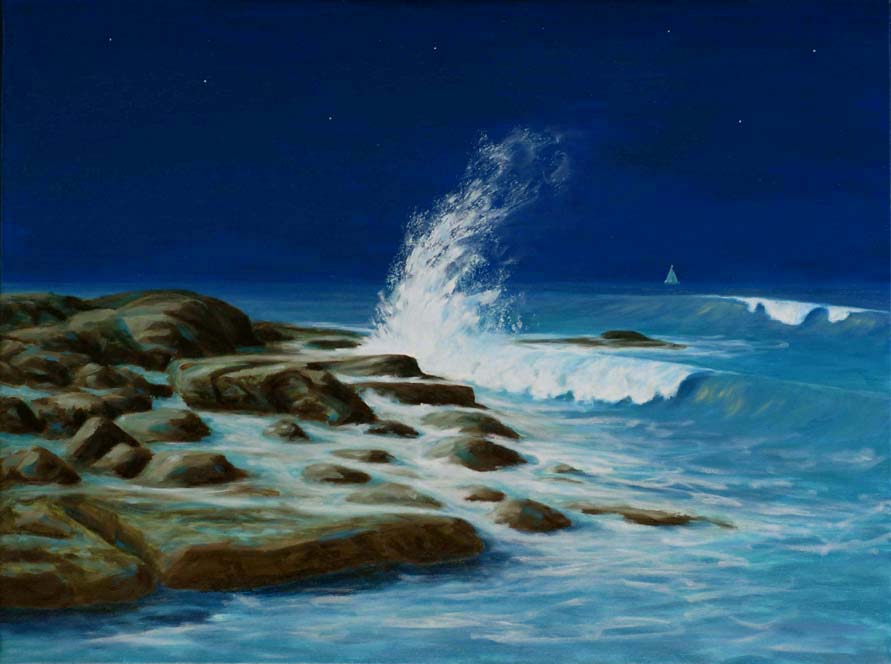 Moon break 46x61cm $600